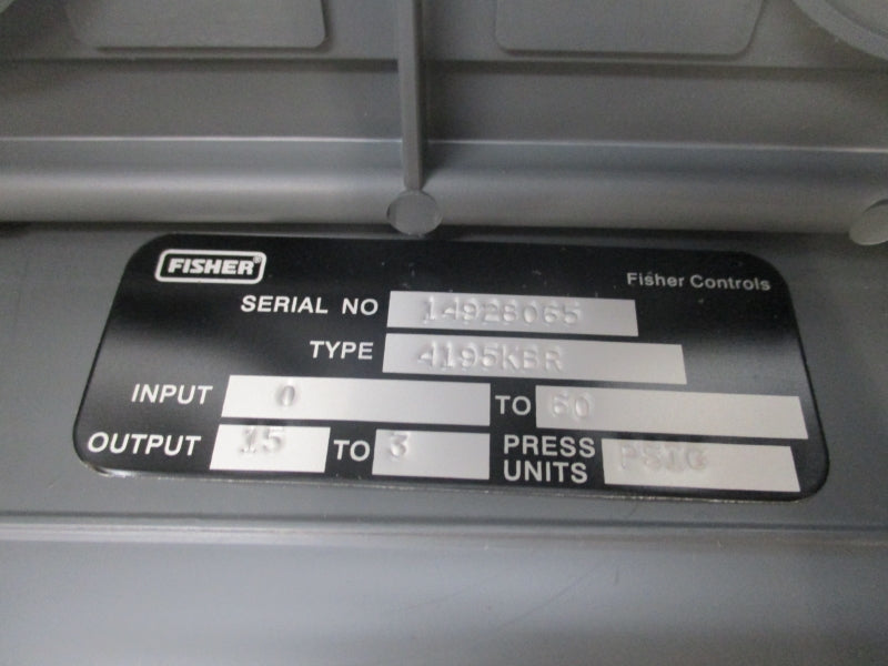 FISHER 4195KBR NSNP