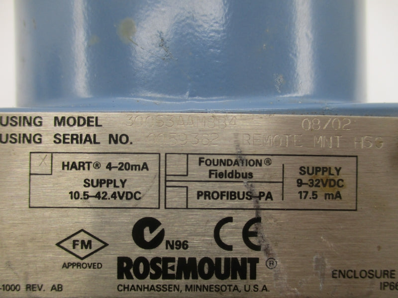 ROSEMOUNT 300S3AAM8B4 10.5-42.4VDC UNMP