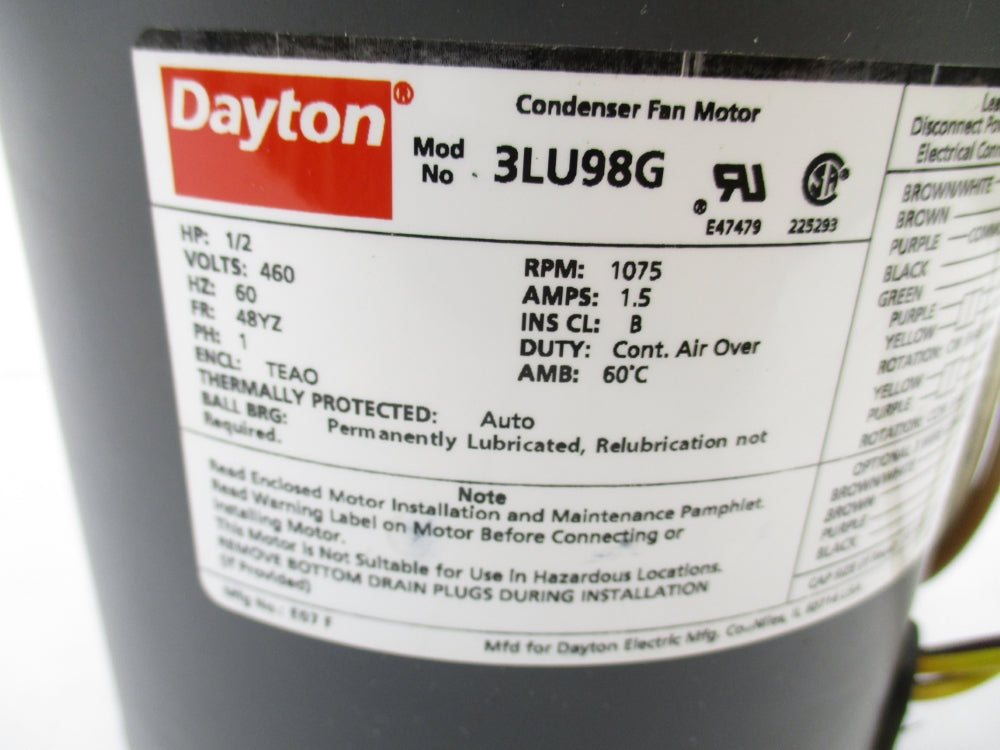 DAYTON 3LU98G NSNP