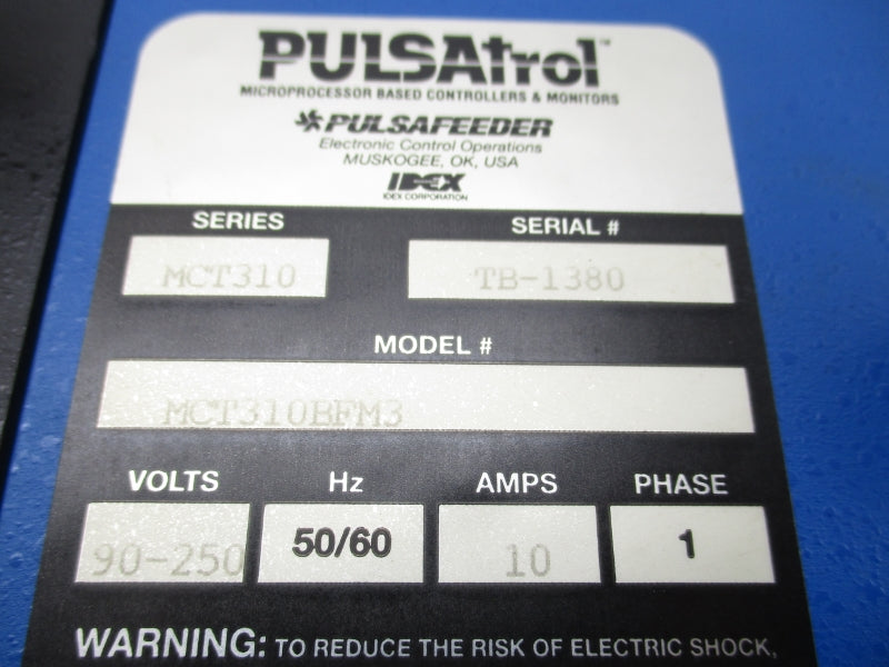 PULSATROL MCT310BFM3 90-250V 10A NSNP