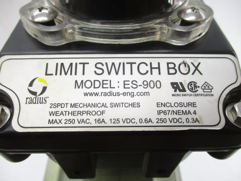 RADIUS AS-020 250VAC 16A 120PSI 3" UNMP