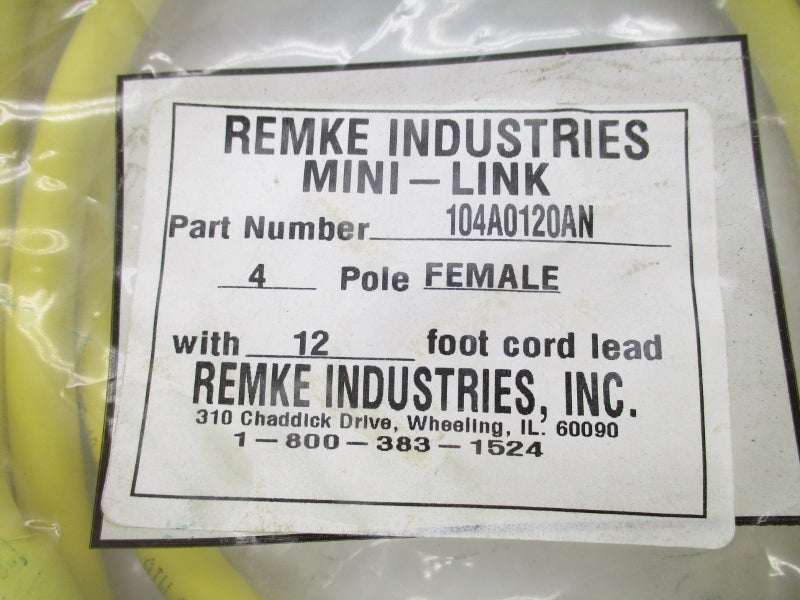 REMKE INDUSTRIES 104A0120AN NSMP