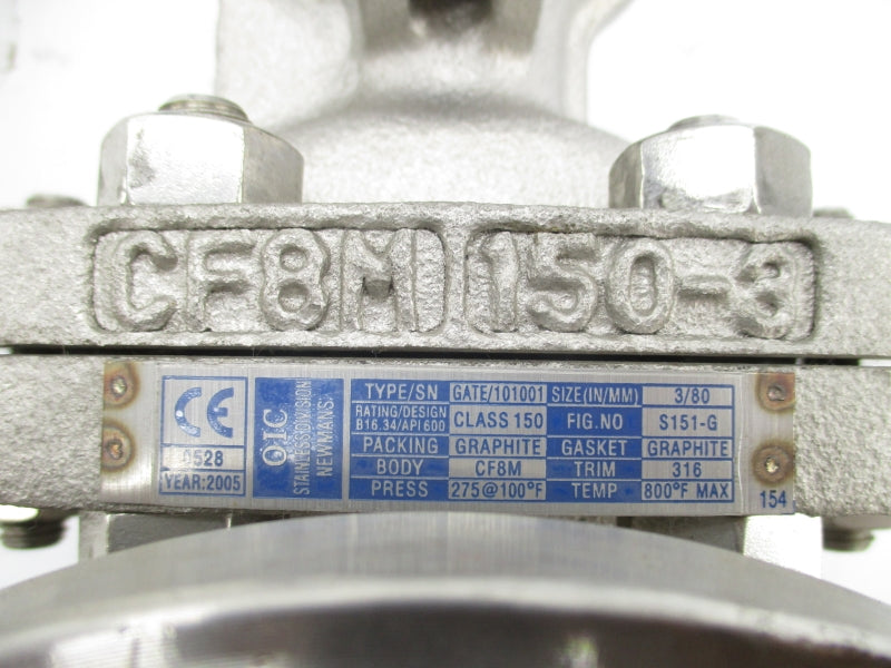 OIC CF8M 3IN 275 NSNP