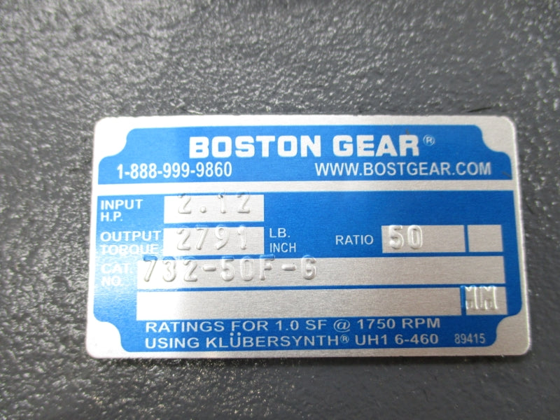 BOSTON GEAR 732-50F-G NSMP