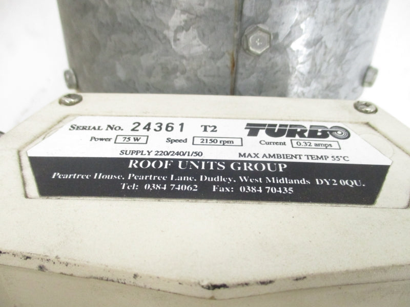 TURBO R2E190-AE21-15 240V 0.32A UNMP