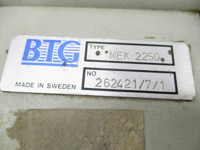 BTG MEK2250 UNMP