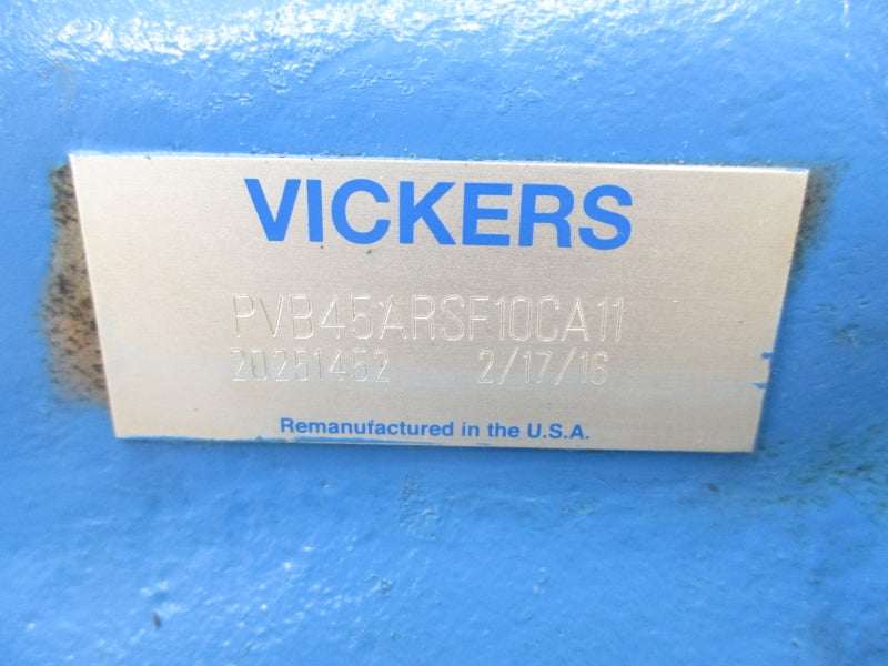 VICKERS PVB45AR8F10CA11 REMAN
