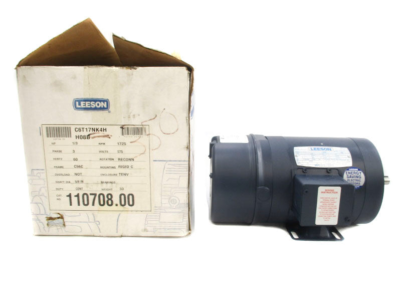 LEESON C6T17NK4H 110708.00 575V .6A NSMP