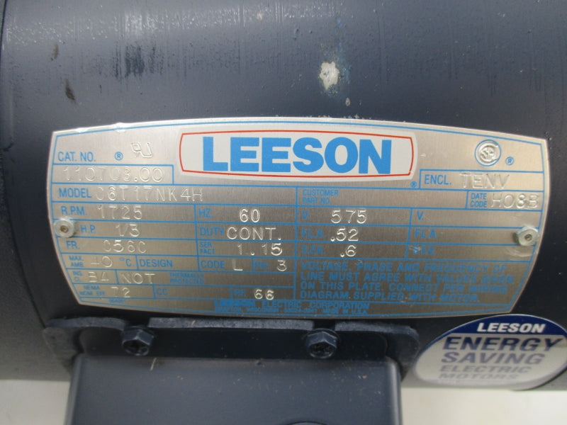 LEESON C6T17NK4H 110708.00 575V .6A NSMP