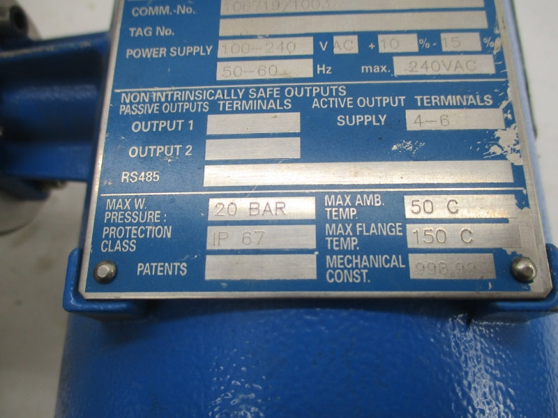 KROHNE BM100A/F/P/FM 100-240V 20BAR UNMP