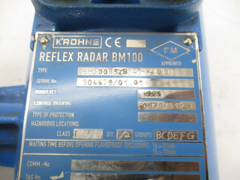 KROHNE BM100S/B/1/4/A/FM 115VAC 20BAR NSNP