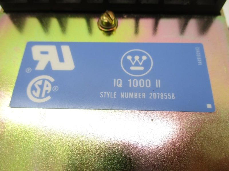 WESTINGHOUSE 2D78558 IQ1000II 120VAC UNMP