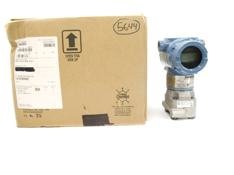 ROSEMOUNT 3051CG5A22A1AE5L4M5DF 10.5-42.4VDC 4-20MA 0-1500PSI NSMP