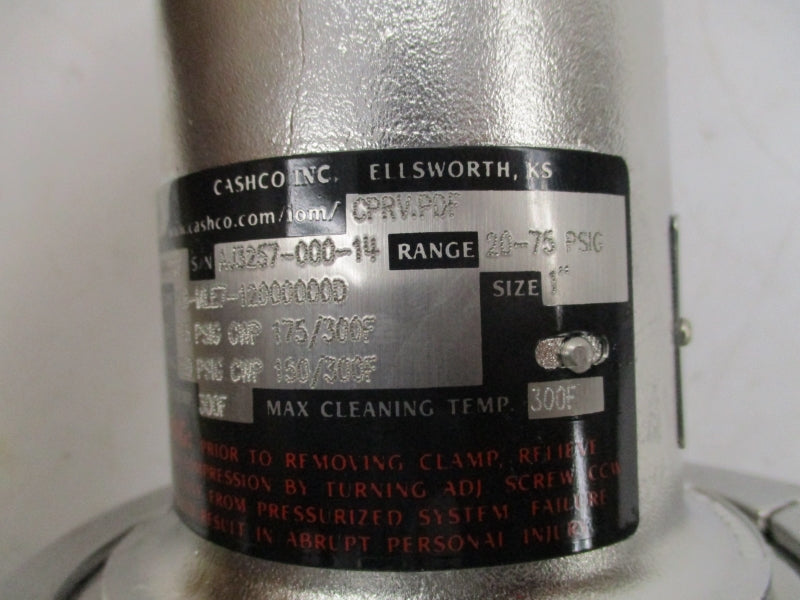 CASHCO C-PRV-INV 175PSI 1" NSMP
