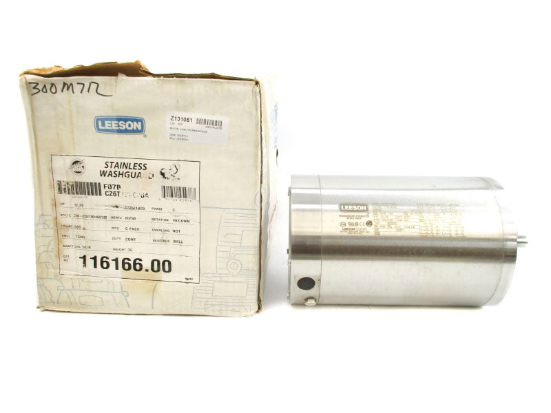 LEESON CZ6T17VC30A 116166.00 460/380V 1.6/1.4A NSMP