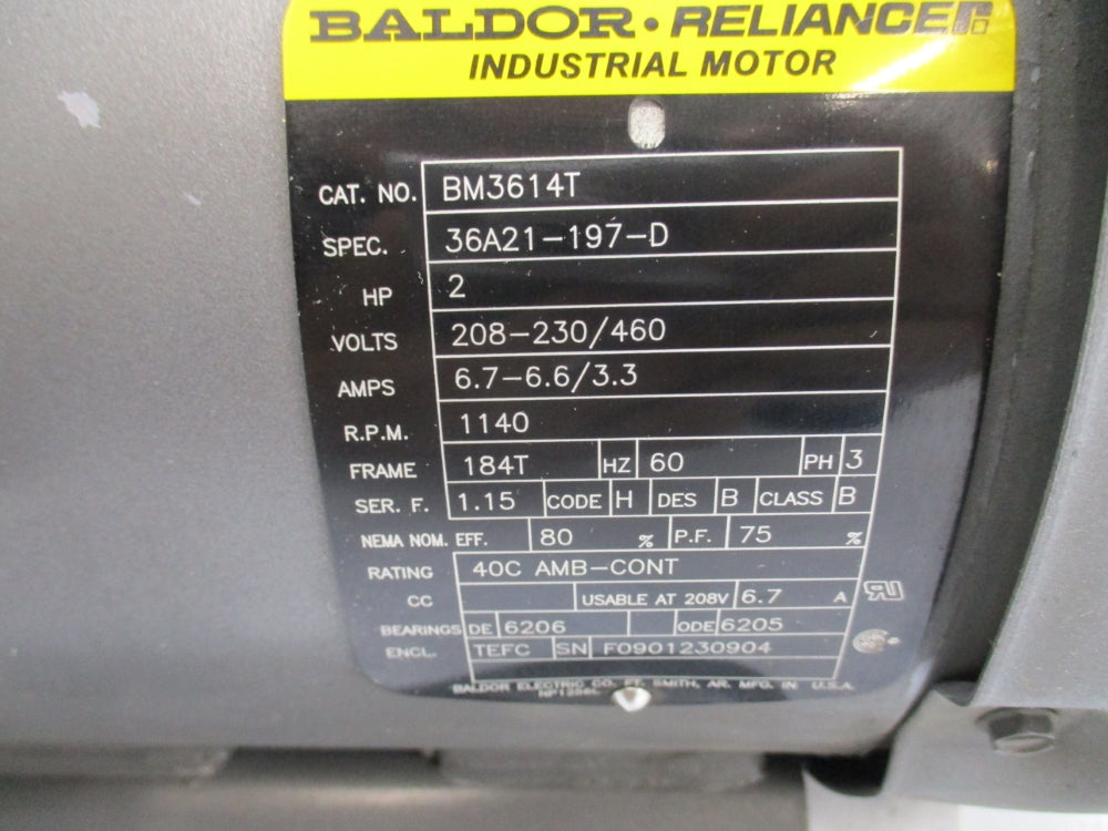 BALDOR BM3614T NSNP