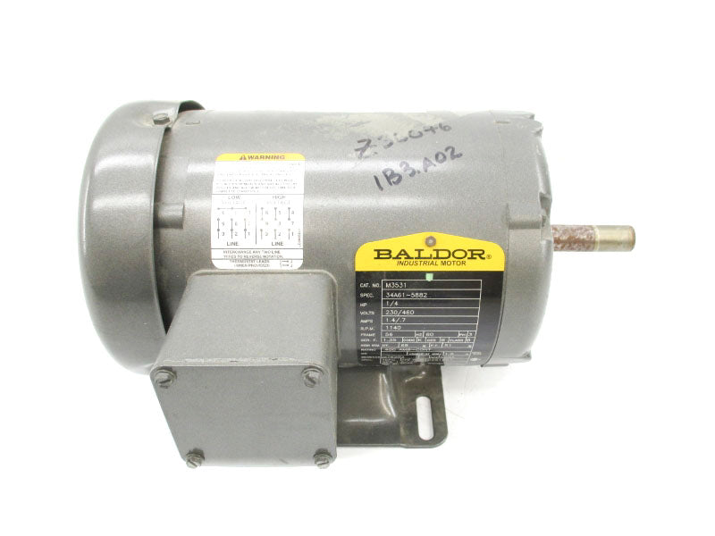 BALDOR M3531 34A61-5882 230/460V 1.4/.7A NSNP