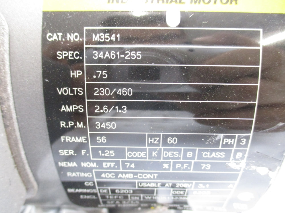 BALDOR M3541 NSNP