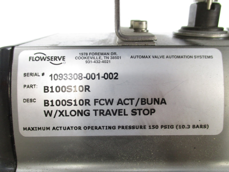 FLOWSERVE B100S10R 150PSI (AS PICTURED) NSNP