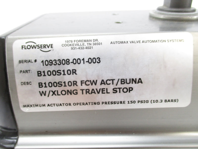 FLOWSERVE B100S10R 150PSI UNMP