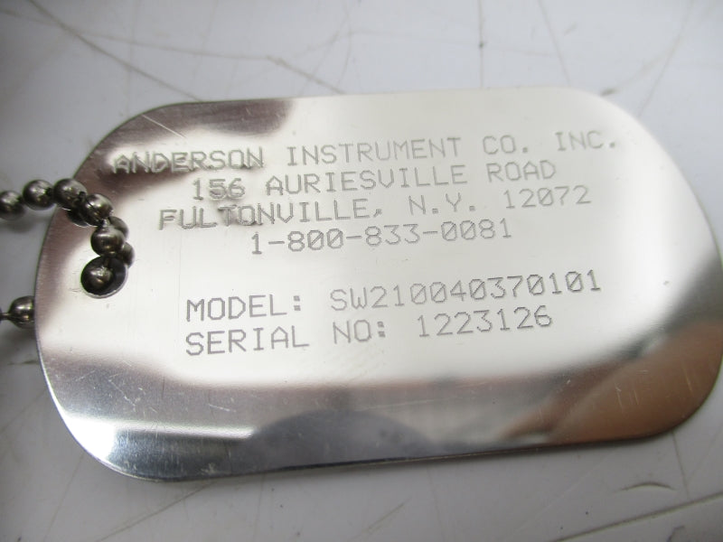 ANDERSON INSTRUMENT SW210040370101 NSMP
