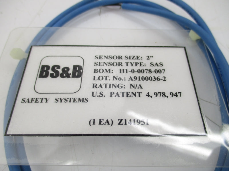 BS&B H1-0-0078-007 A9100036-2 NSMP
