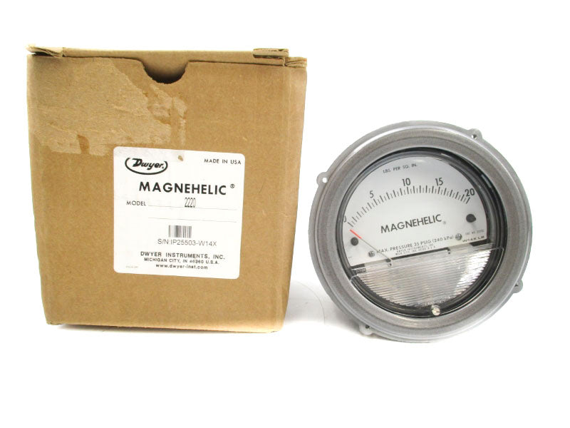 DWYER 2220C 35PSI 0-20 NSMP