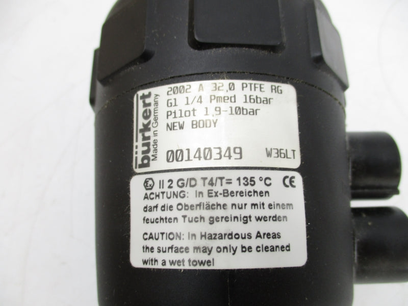 BURKERT 2002A32,0PTFERG 00140349 NSMP