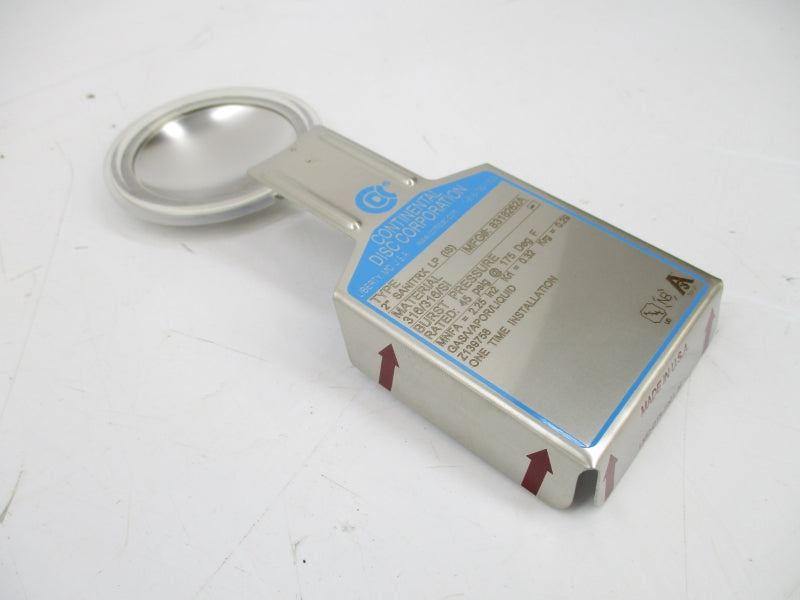 CONTINENTAL DISC CORPORATION 8318262A 45PSI NSMP