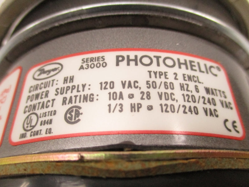 DWYER A3000-00 120VAC 10A 25PSI NSMP