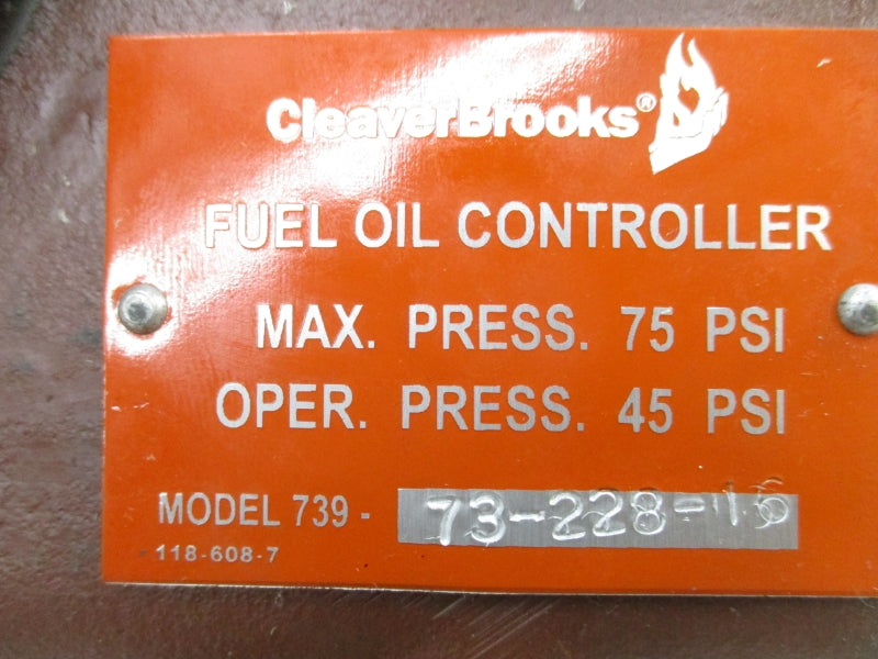 CLEAVER BROOKS 739-73-228-16 75PSI NSNP