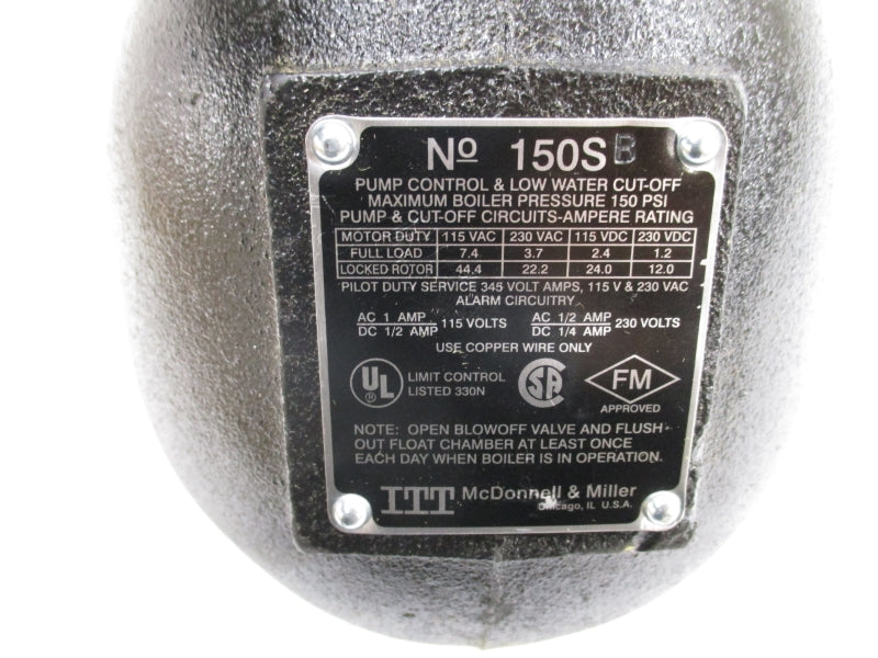 MCDONNELL&MILLER 150SB 230VDC 1A 150SPI NSMP