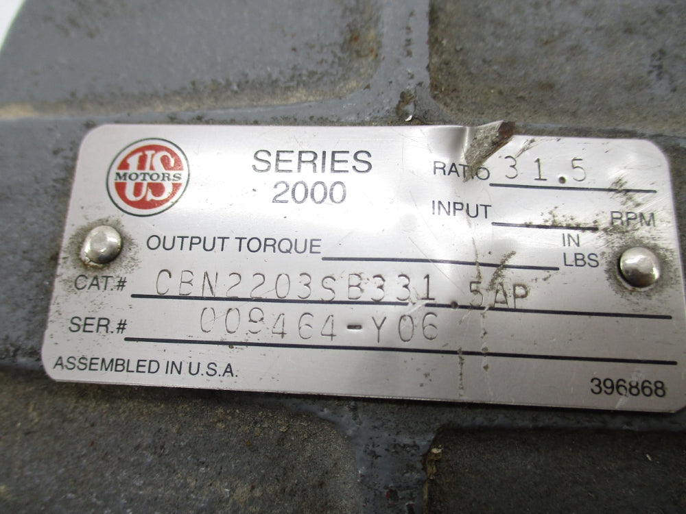 US MOTORS CBN2203SB331.5AP UNMP