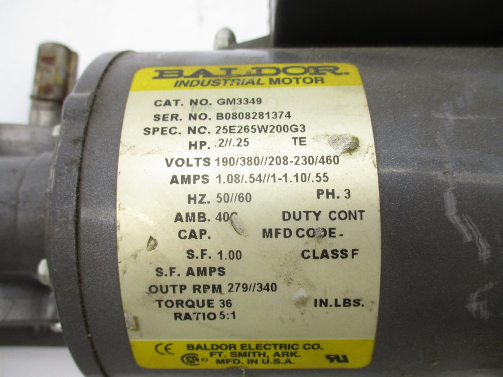 BALDOR GM3349 UNMP