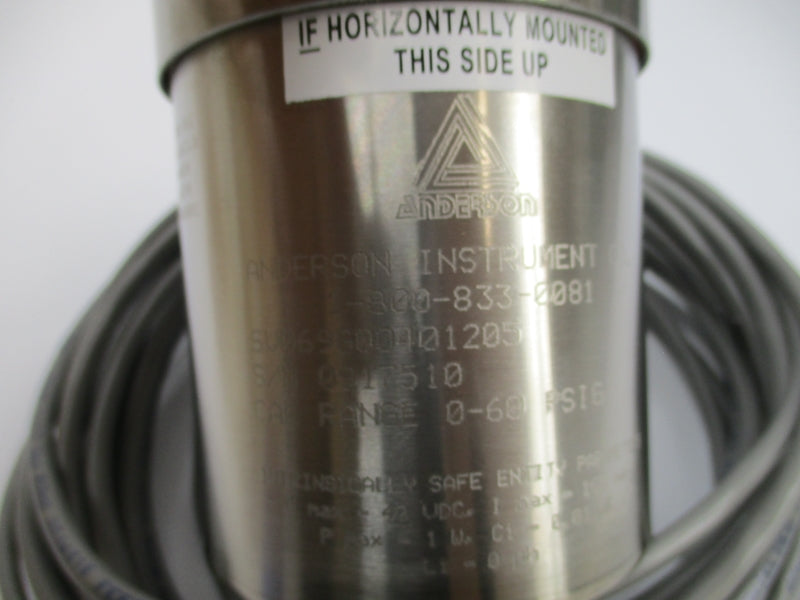 ANDERSON INSTRUMENT SV069G00401205 0-60PSI NSMP