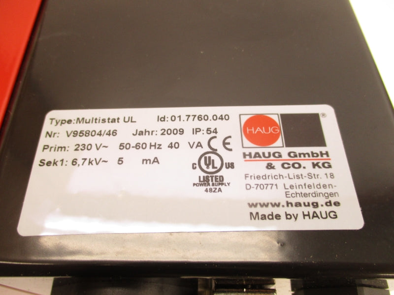 HAUG 01.7760.040 V95804/46 230V NSMP