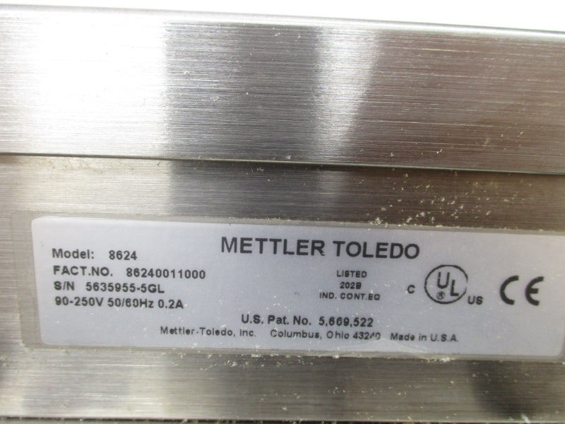 METTLER TOLEDO 8624 90-250V .2A NSMP