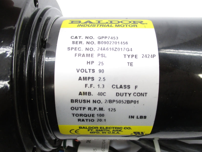 BALDOR 24A616Z017G4 GPP7453 90V 2.5A NSMP