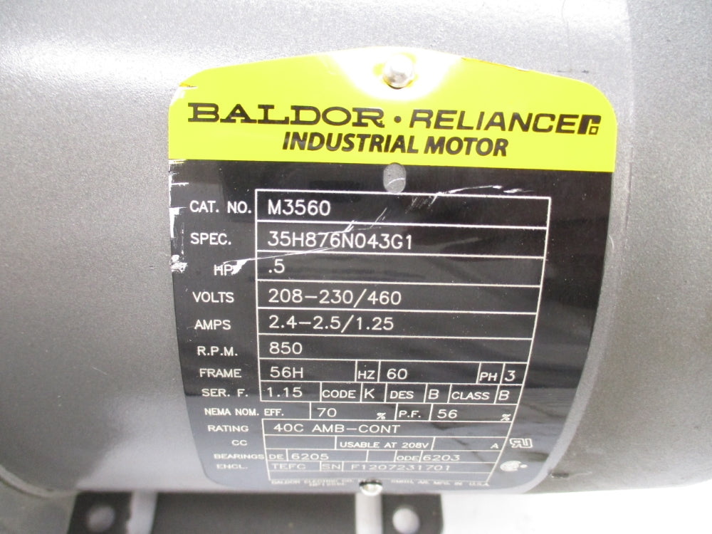 BALDOR M3560 NSNP