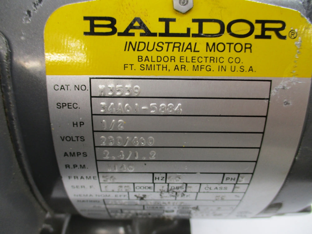 BALDOR M3539 (AS PICTURED) UNMP