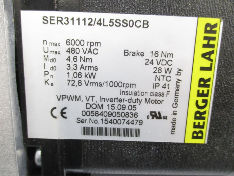 ALPHA SP100S-MF1-10-0E1-2S 480VAC 3.3A NSNP