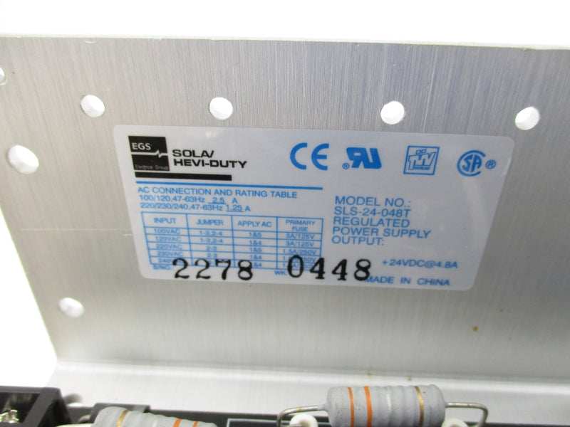 SOLA/HEVI-DUTY SLS-24-048T 240VAC 1.25A NSMP