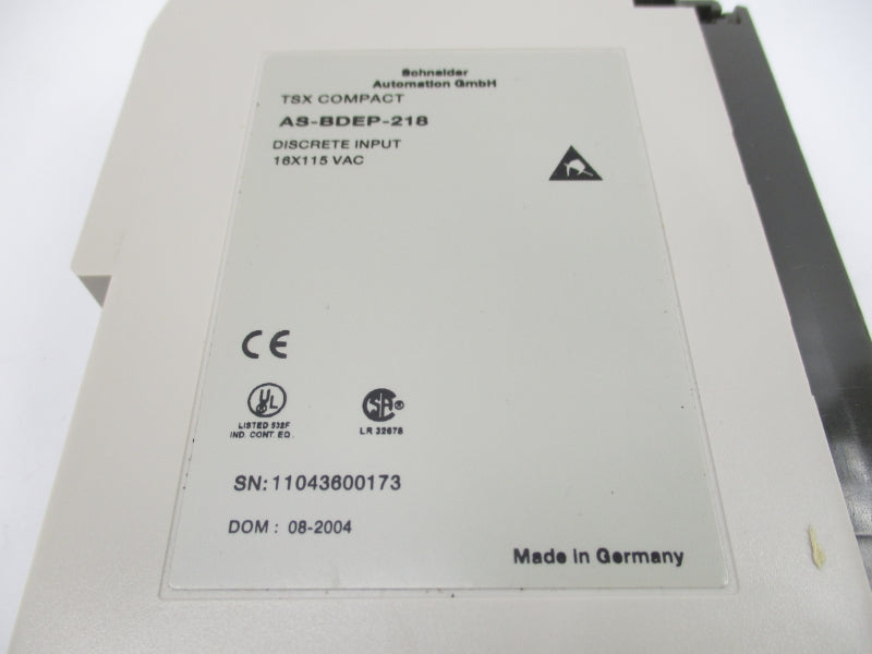 SCHNEIDER AUTOMATION AS-BDEP-218 115VAC NSMP