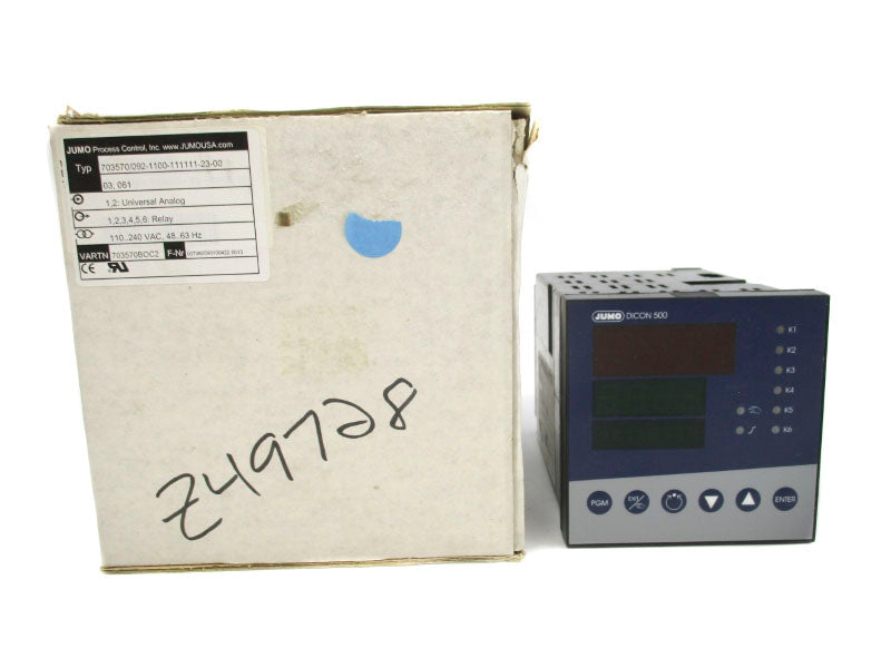 JUMO 703570/092-1100-111111-23-00 110-240VAC NSMP