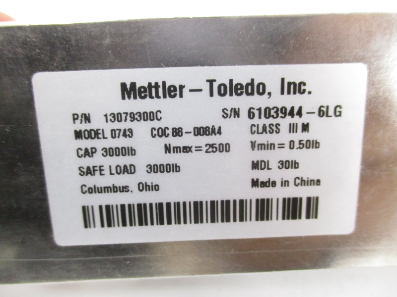 METTLER TOLEDO 13079300C 0743 NSMP