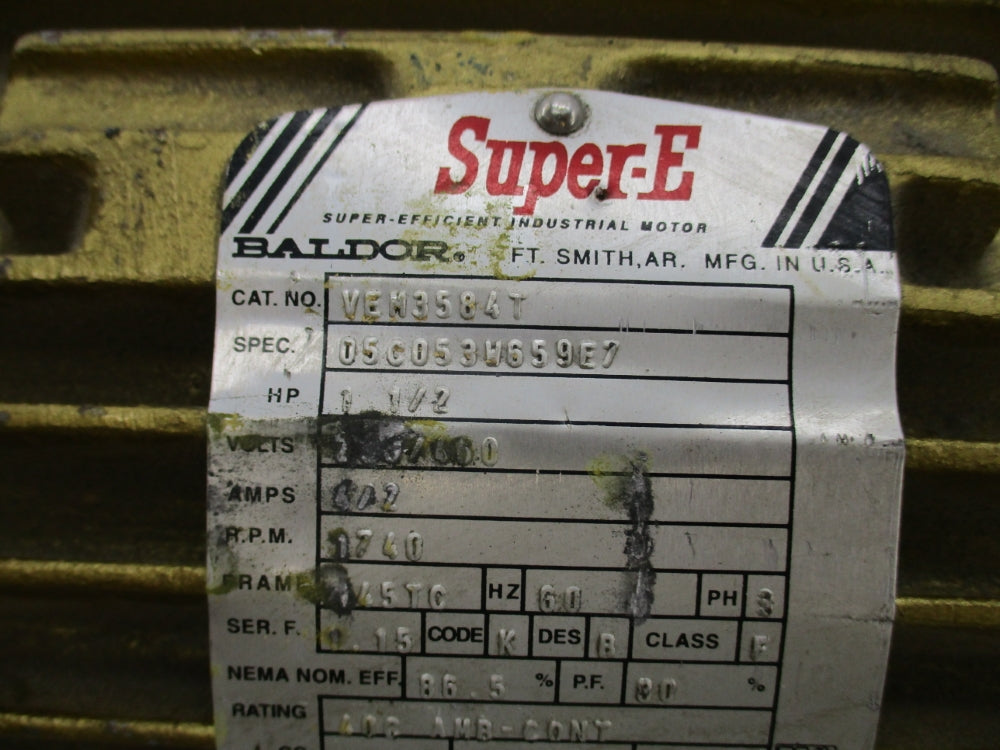 BALDOR VEM3584T UNMP