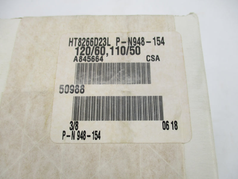 ASCO HT8266D23L 110/120V NSFS