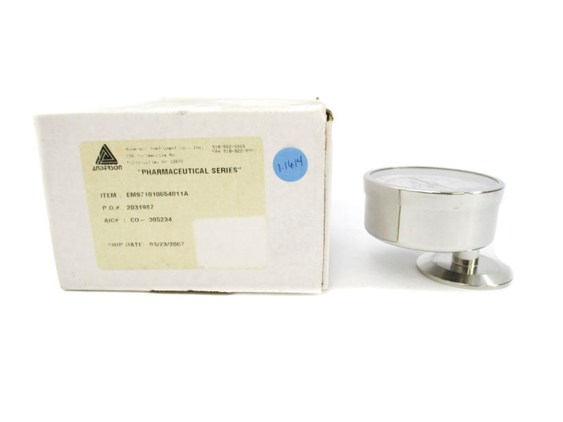 ANDERSON INSTRUMENT EM971010054011A 0-100PSI NSMP