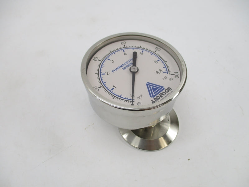 ANDERSON INSTRUMENT EM971010054011A 0-100PSI NSMP