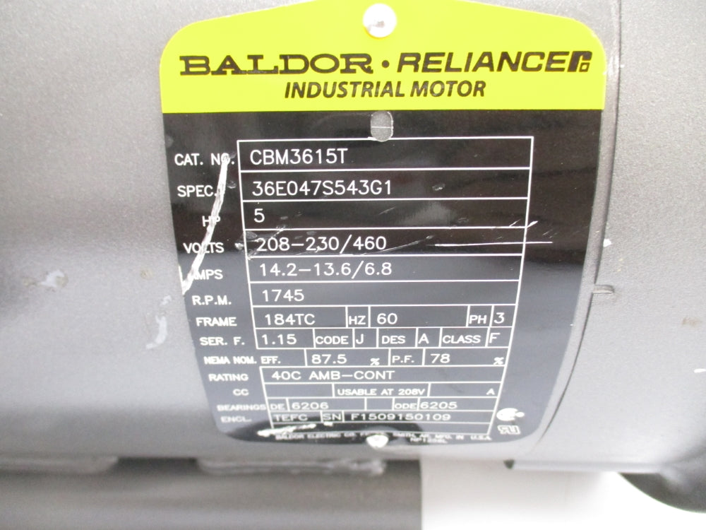 BALDOR CBM3615T NSNP